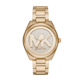 Michael Kors Mfo Janelle Womens Gold Stainless Steel Watch - MK7088