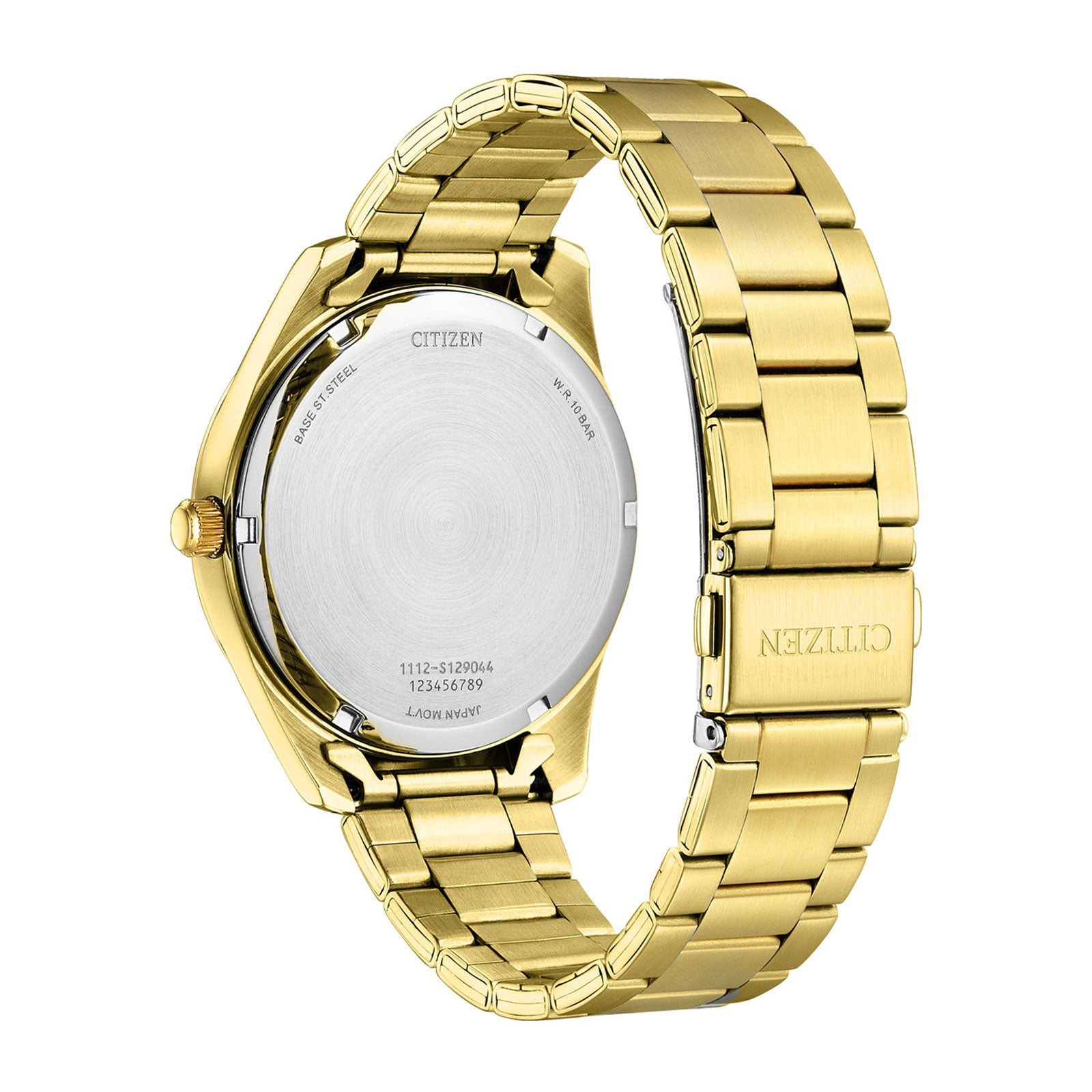 Citizen Quartz Mens Gold Stainless steel Watch-BI1039-59L