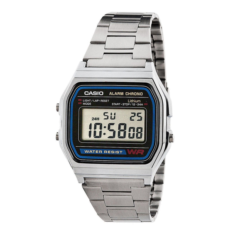 Casio Retro (A158WA) Men's Watch - Silver