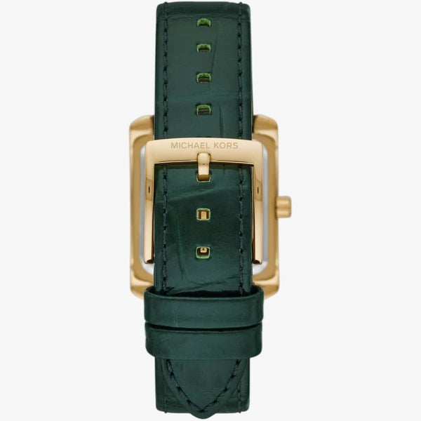 Michael Kors Emery Womens Green Leather Watch-MK4697