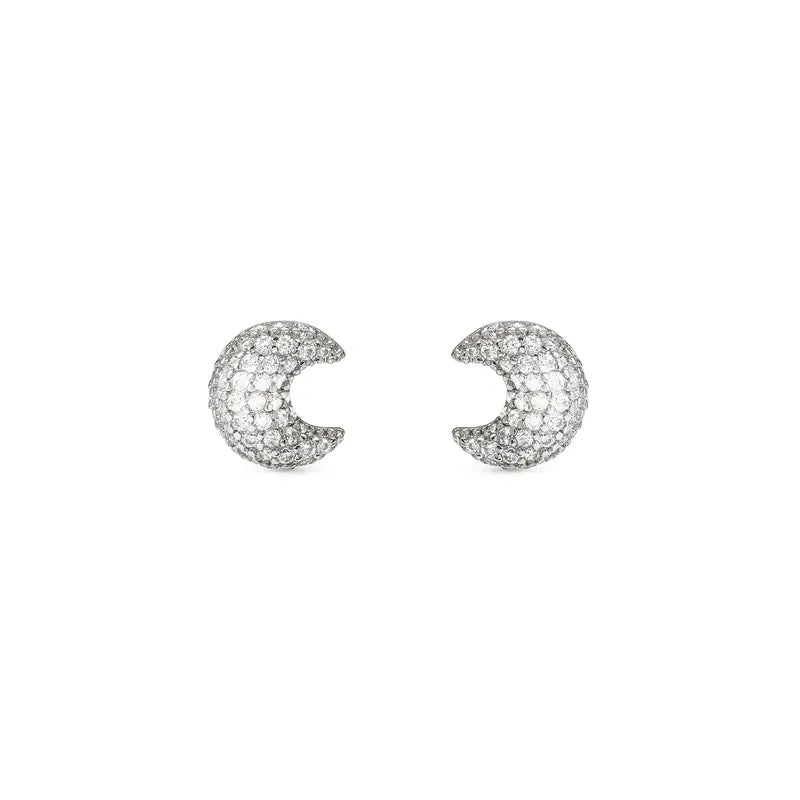 Nomination LifePoetry Silver Earrings with Rounded Moon