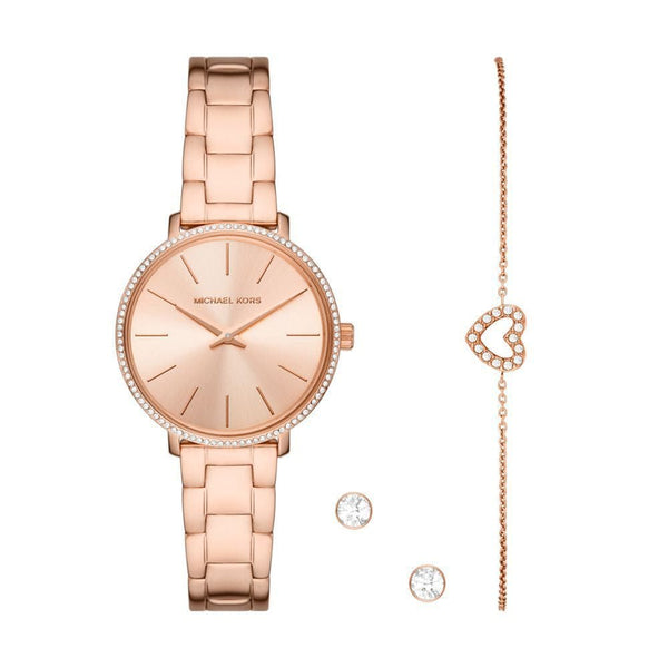 Michael Kors Pyper Womens Rosegold Watch-MK1040