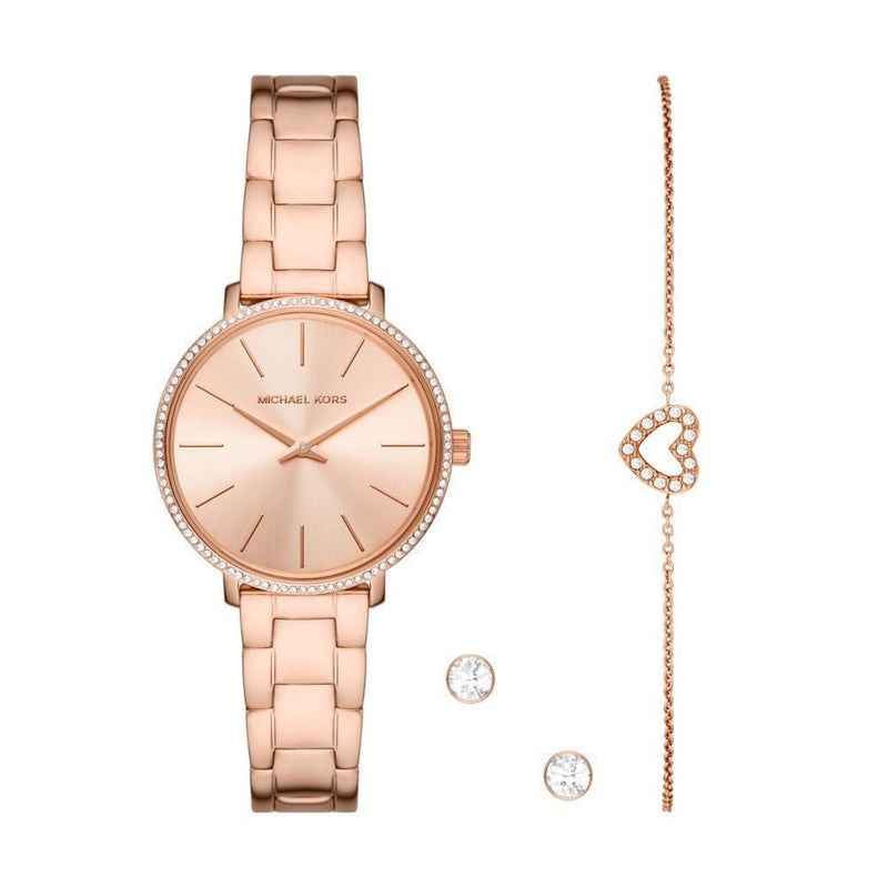 Michael Kors Pyper Womens Rosegold Watch-MK1040