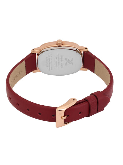 Daniel Klein Leather Womens Watch-DK113943