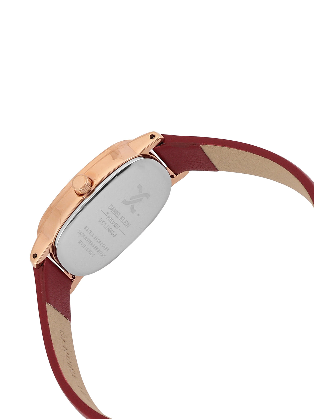 Daniel Klein Leather Womens Watch-DK113943