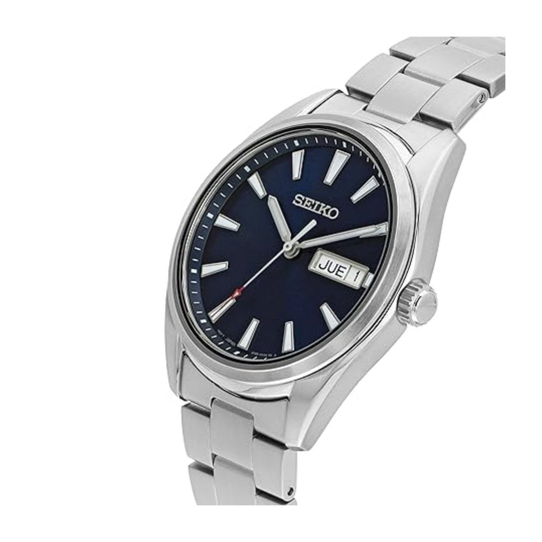 Seiko - Men Silver Strap Watch - SUR341P1