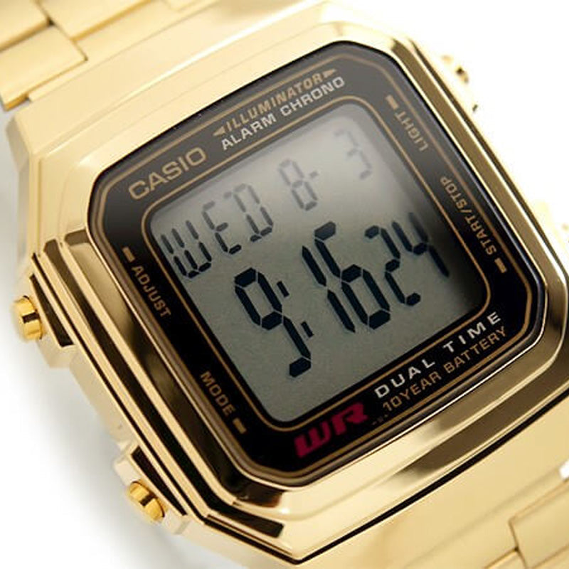 Casio Ladies A178WGA-1ADF Digital Dual Time Watch