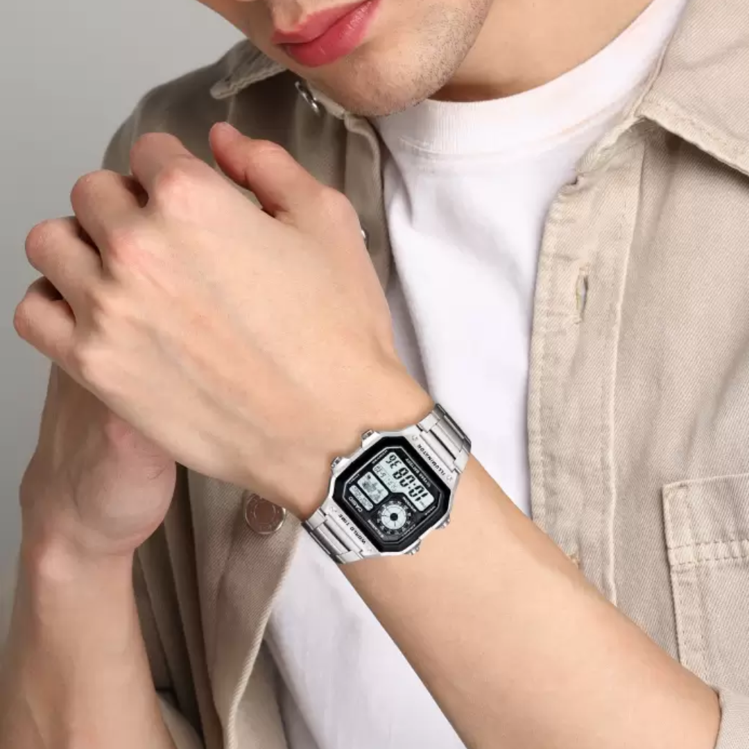Casio Standard Collection Mens 100m - AE-1200WHD-1AVDF