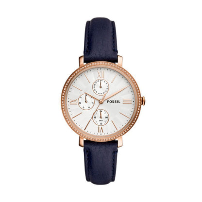 Fossil Womens Watches Jacqueline Multifunction Womens Blue Watch-ES5096