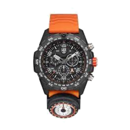 Luminox Bear Grylls Survival Black/Orange Rubber Men's Watch XB.3749