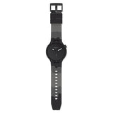 Swatch-Big Bold Bioceramic Basalt Black Unisex Rubber Watch-SB03B110