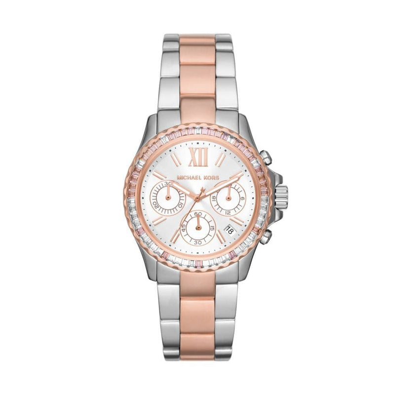 Michael Kors Everest Womens Silver Stainless Steel Watch - MK7214