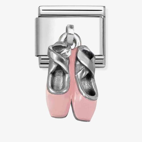 Charm, Composable Classic Link, Ballet Shoes Pendant