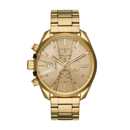Diesel Ms9 Men Goldstainless Steel Watch-DZ4475