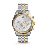 Michael Kors Lexington Mens Silver Stainless Steel Watch - MK8344