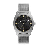 Fossil - Machine Men'S Silver Stainless Steel Watch-FS5883