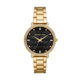 Michael Kors Pyper Womens Gold Alloy Watch - MK4593