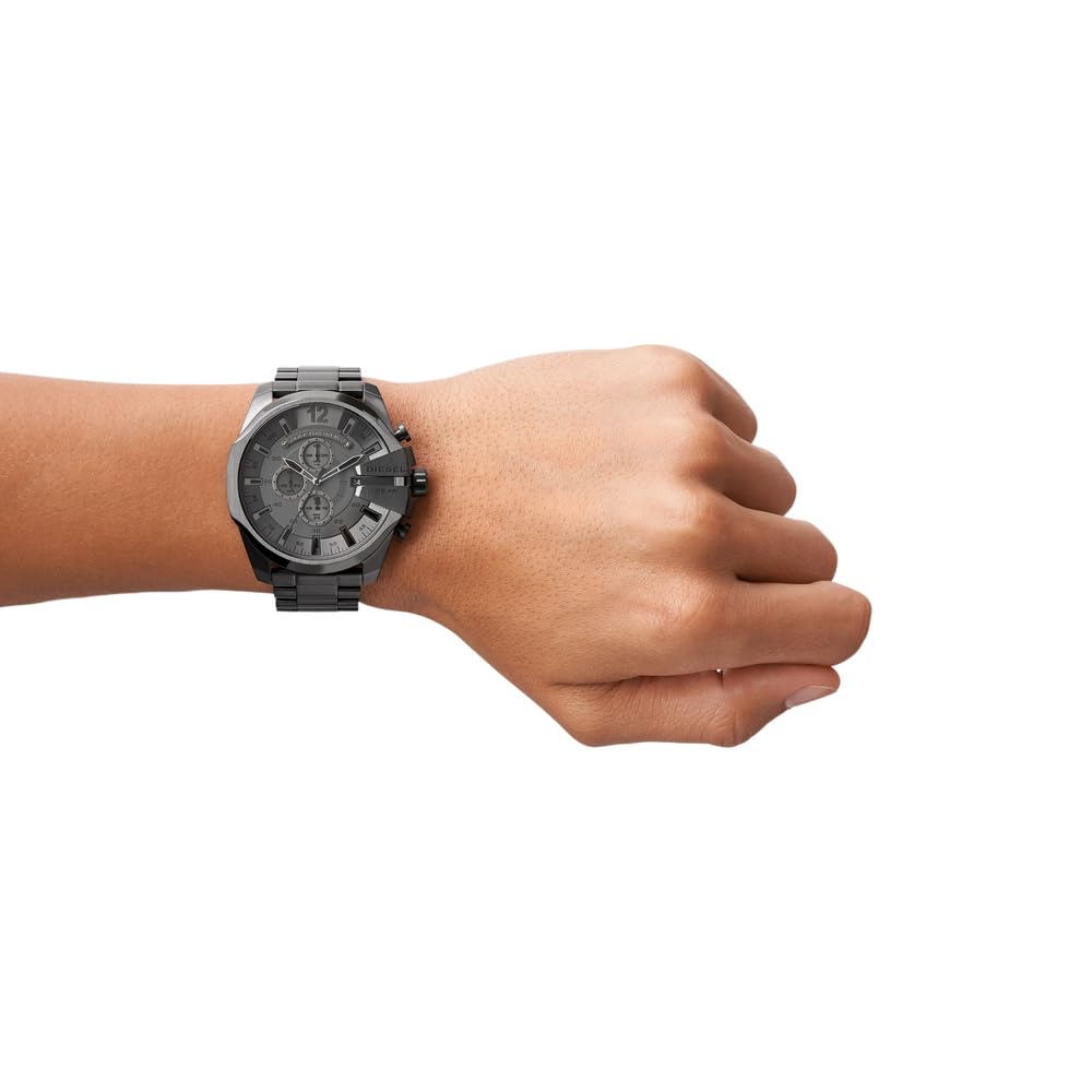 Diesel Diesel Chief Series Men Blackstainless Steel Watch-DZ4282