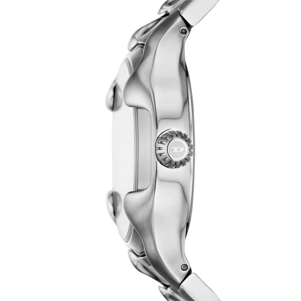 Diesel Vert Mens Silver Stainless Steel Watch-DZ2200