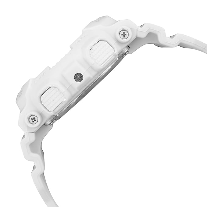 Casio G-Shock - Mens Rubber Strap White Analogue & Digital Watch - GMA-S140-7ADR