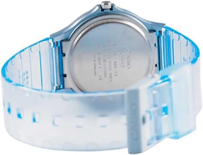 Casio MQ-24S-2BDF Minimalist Translucent Analog Watch - Blue
