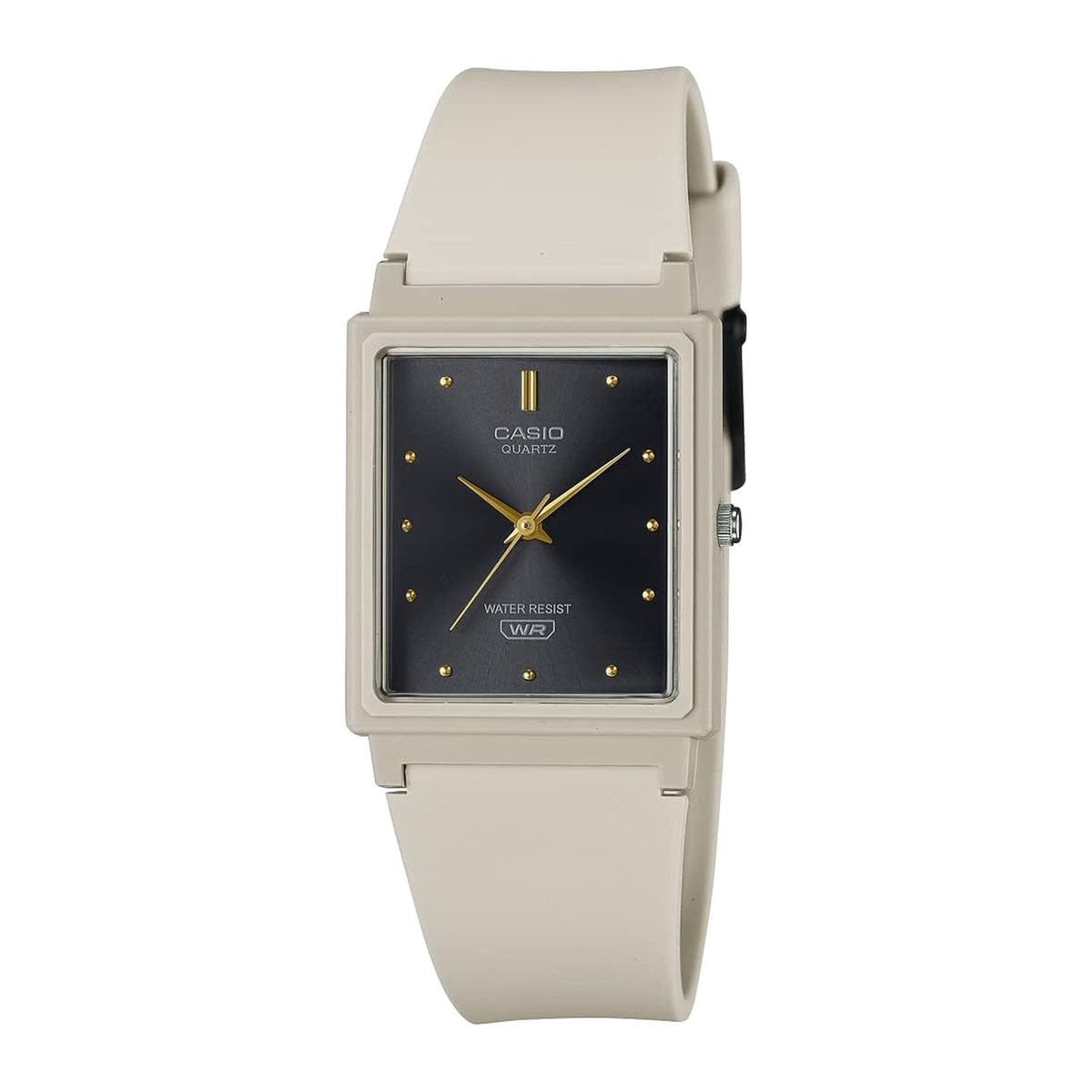 Casio MQ-38UC-8ADF- Matte Slate Grey Analog Watch -Slim Rectangular Resin