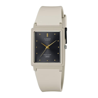 Casio MQ-38UC-8ADF- Matte Slate Grey Analog Watch -Slim Rectangular Resin