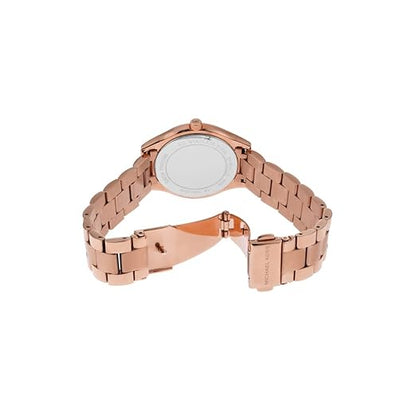 Michael Kors Mini Slim Runway Rose Gold Stainless Steel Women Watch-MK3513
