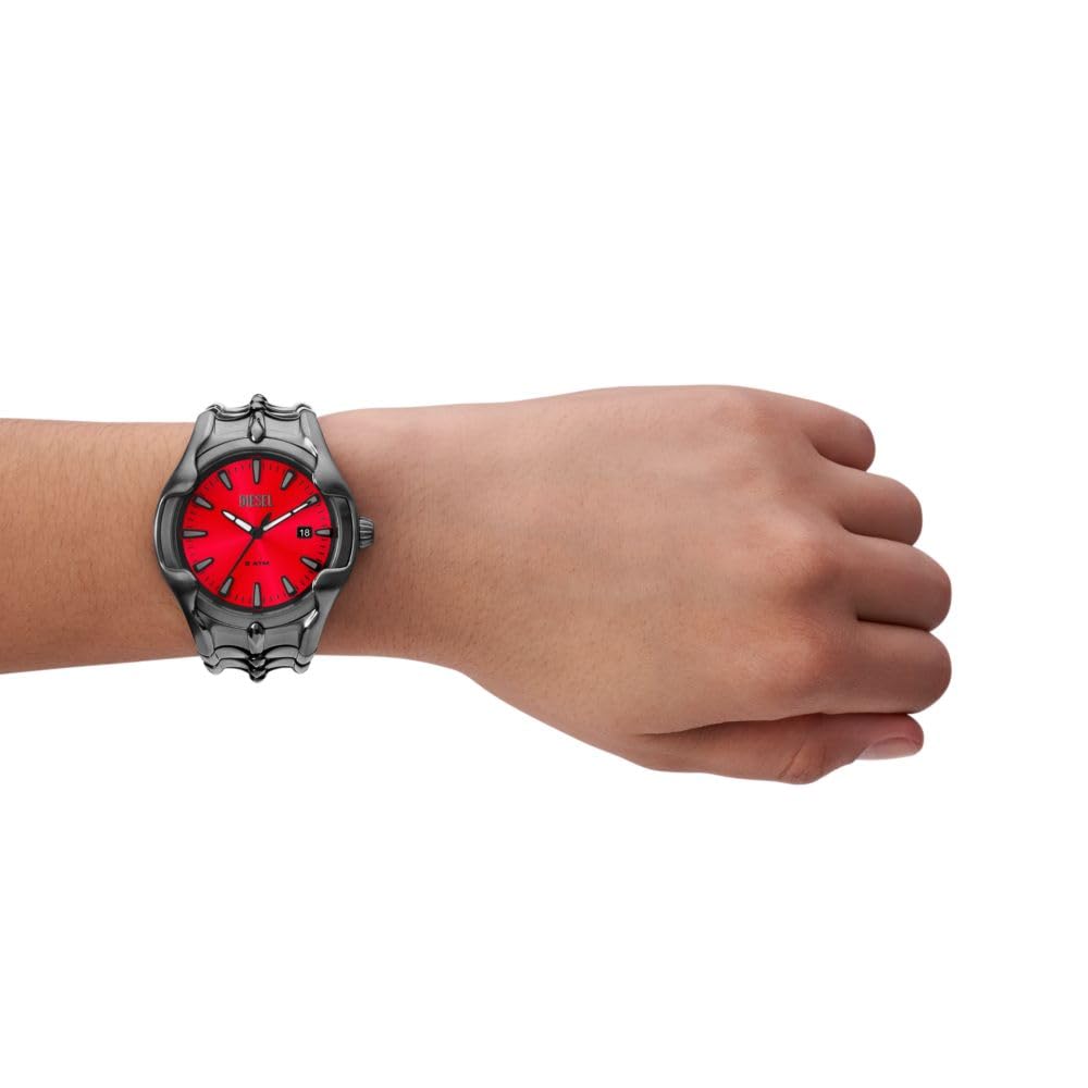 Diesel Vert Mens Grey Stainless Steel Watch-DZ2199