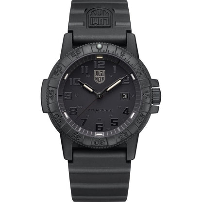 Luminox Leatherback SEA Turtle Blackout Black Rubber Men's Watch XS.0321.BO.L