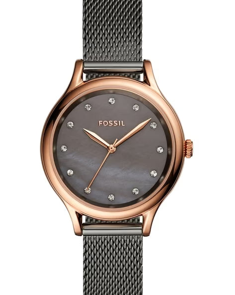 Fossil Contour Pink Polyurethane Watch- Bq3393