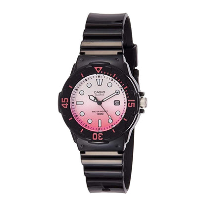Casio Analog LRW-200H-4EVDR Black Resin Watch for Women