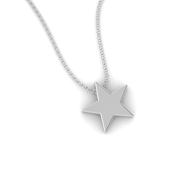 Broadway Jewellers-925 Sterling Silver - Star Pendant Set