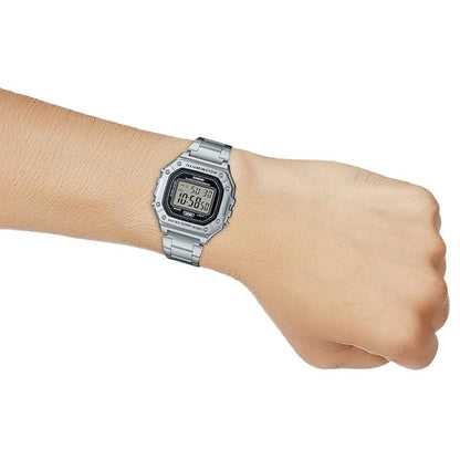 Casio - Classic Digital Silver Men's Watch - W-218HD-1AVDF
