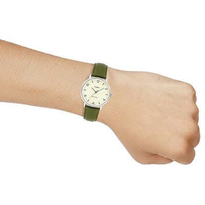 Casio Mens  Analogue Leather Strap Watch-MTP-VT03L