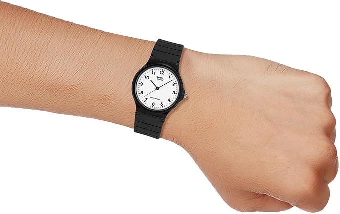 Casio MQ-24-7B3LDF Black Resin Strap Watch for Men