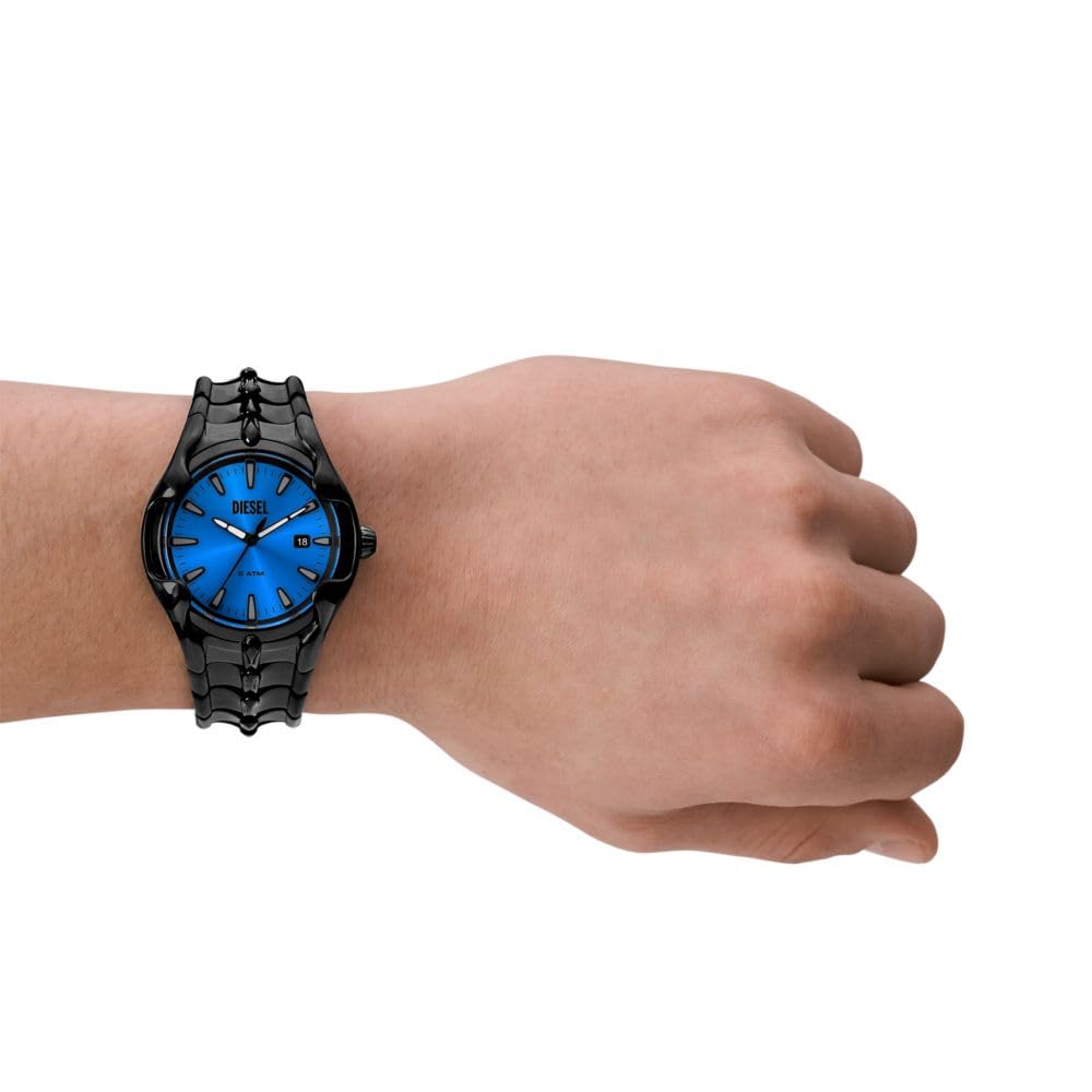 Diesel Vert Mens Black Stainless Steel Watch-DZ2198