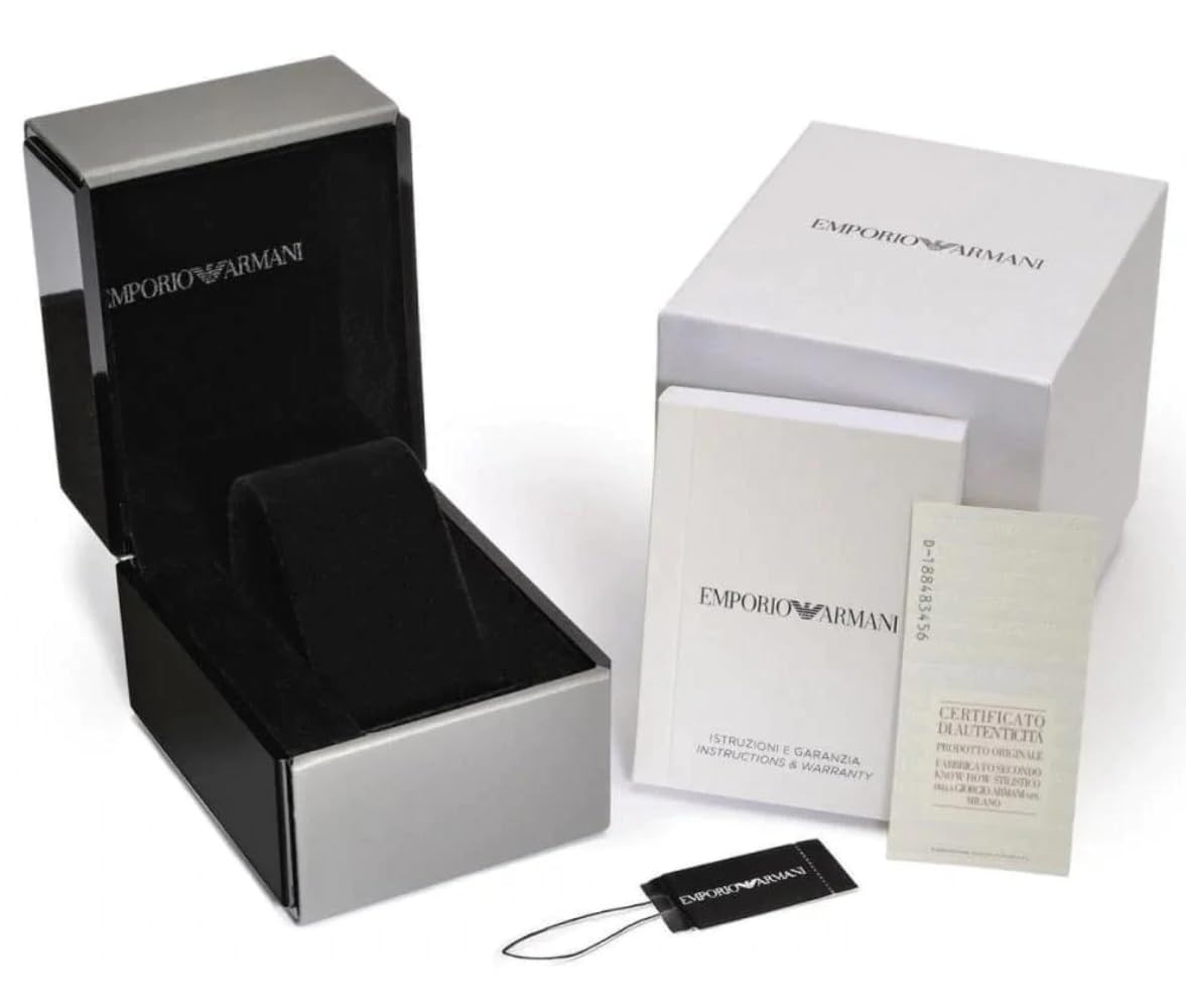 Armani Mens Silver Stainless Steel Watch - AR80025