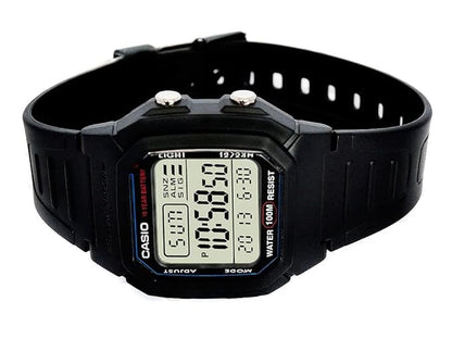 Casio Mens W-800H-1AVDF Dual Time Digital Watch