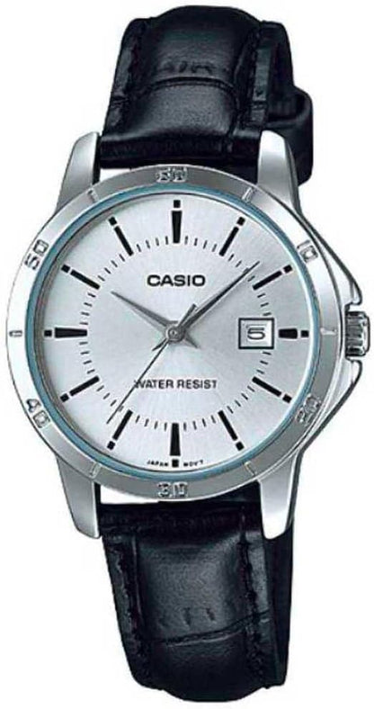 Casio - Womens Gold Stainless steel Strap Watch-LTP-V004G-7B2UDF