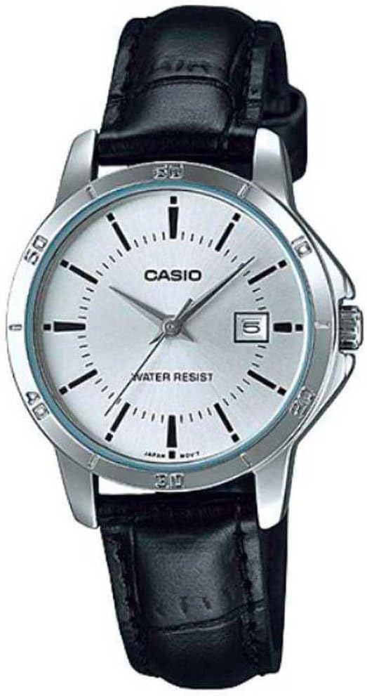 Casio - Womens Gold Stainless steel Strap Watch-LTP-V004G-7B2UDF