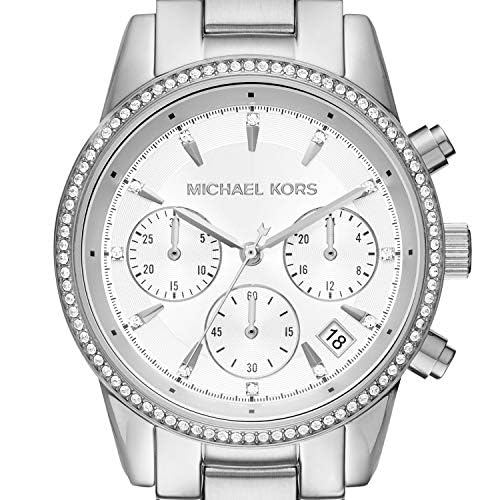 Michael Kors Ritz Silver Stainless Steel Women Watch-MK6428