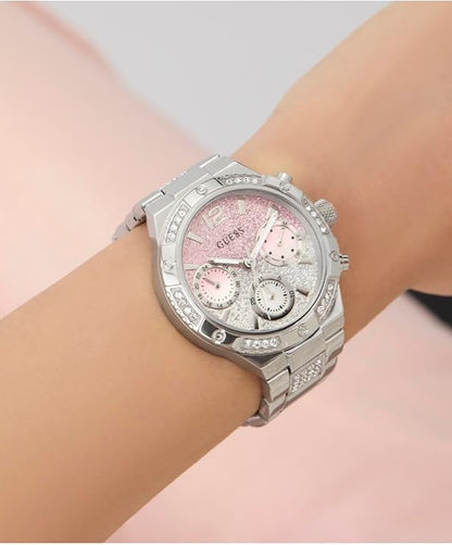 Guess Women Stainless steel Cubic Zirconia Leisure Watch GW0950L1
