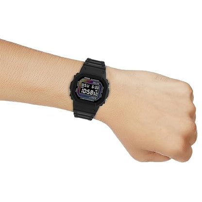 Casio G-Shock - Mens Rubber Strap Black Digital Watch - DW-5600RW-1DR