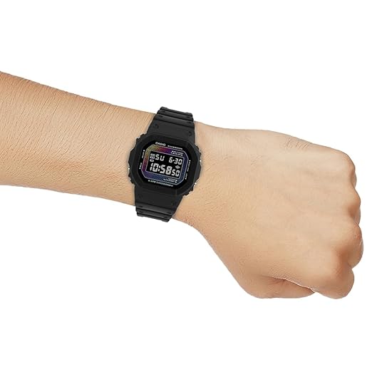 Casio G-Shock - Mens Rubber Strap Black Digital Watch - DW-5600RW-1DR