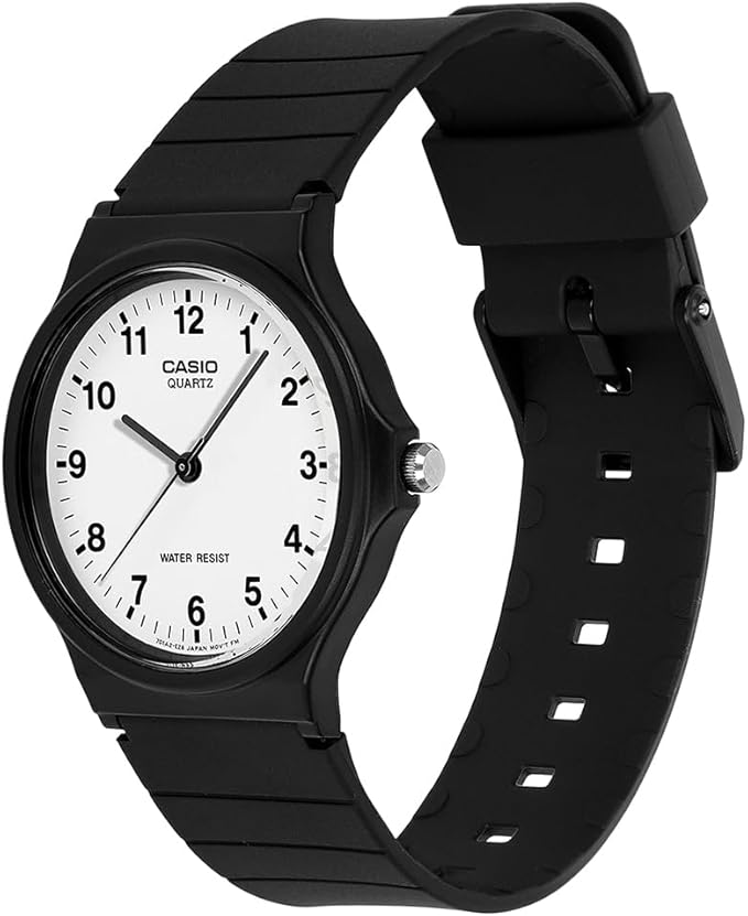 Casio MQ-24-7B3LDF Black Resin Strap Watch for Men