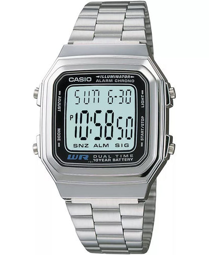 Casio Mens A178WA-1AUDF Illuminator Retro Digital Watch