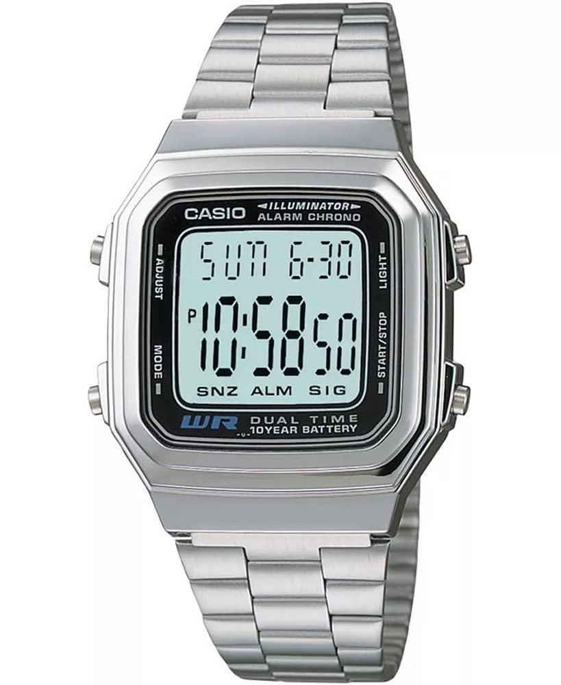 Casio Mens A178WA-1AUDF Illuminator Retro Digital Watch