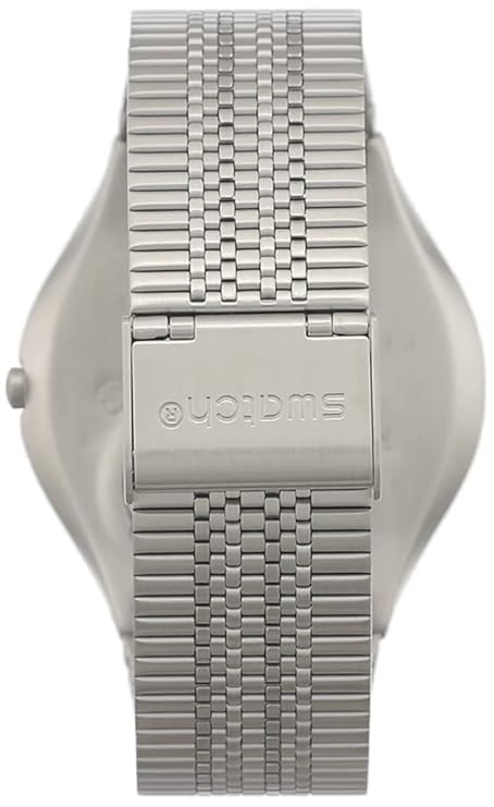 Swatch-Timetric Grey Unisex Stainless steel Watch-SS07S113GG