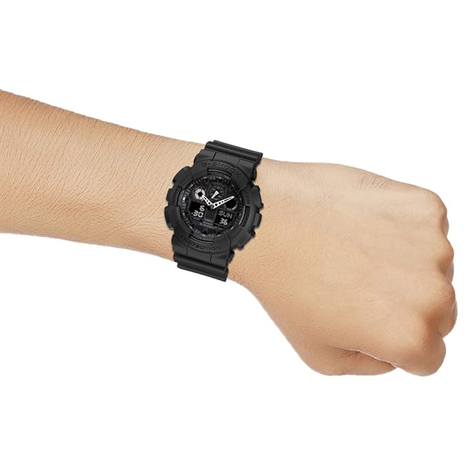 Casio Mens GA-100-1A1DR G-Shock Anadigital Watch